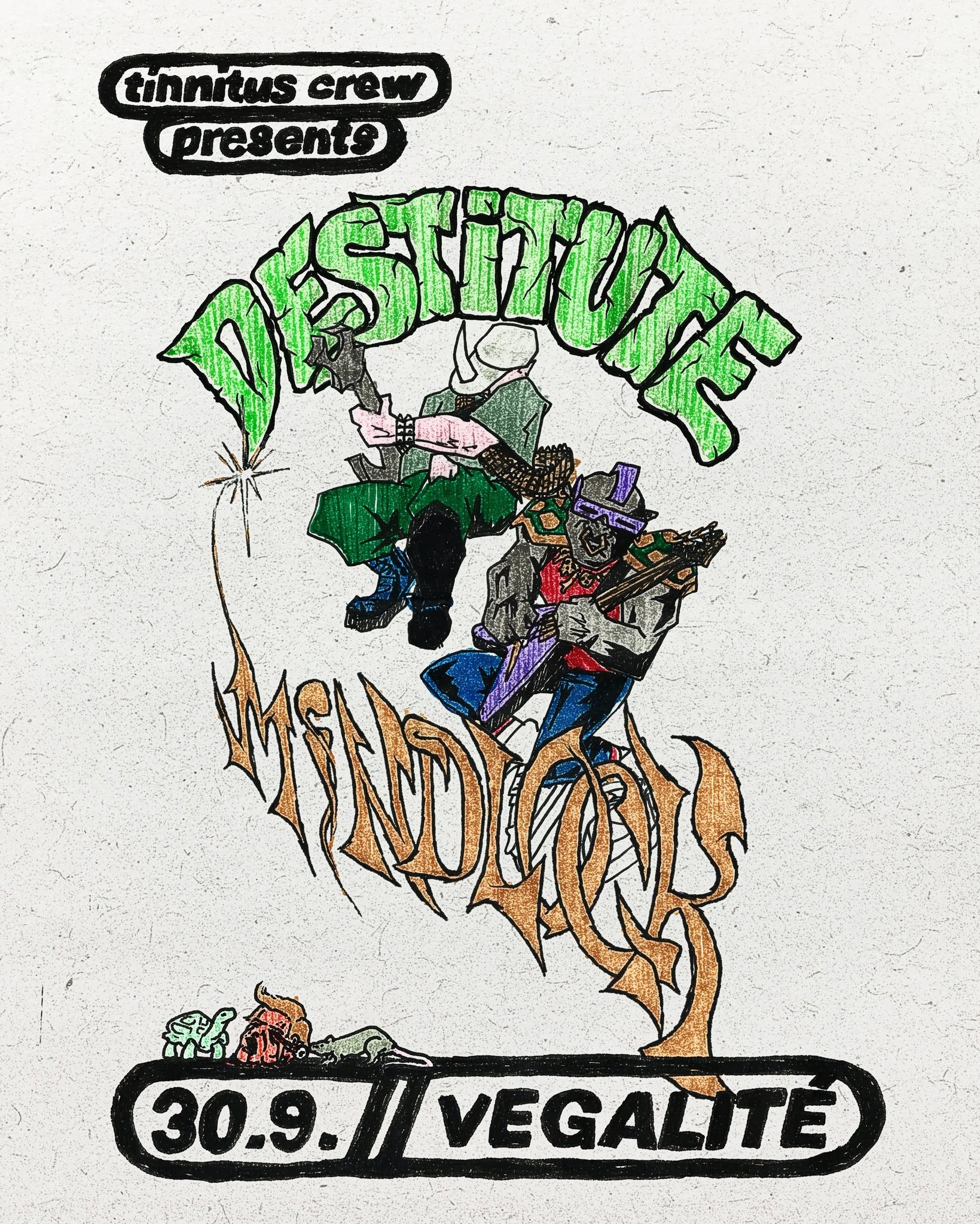 DESTITUTE (COL) // MINDLOCK (COL)